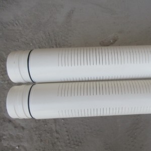 2 tum SCH40 Rigid PVC Slangrör anpassad Slot Slang