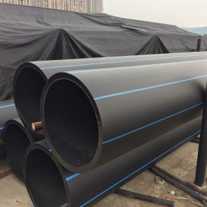 400mm Kina Partihandel Plast HDPE vattenrör